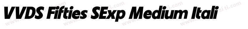 VVDS Fifties SExp Medium Italic字体转换